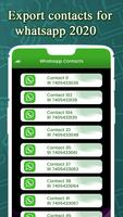 Export contacts for whatsapp 2020 ภาพหน้าจอ 2