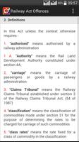 Railway Act 1989 Offences স্ক্রিনশট 3