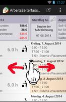 Arbeitszeiterfassung screenshot 1