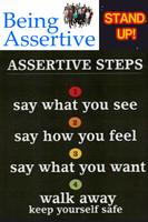 Assertiveness Stand Up الملصق