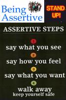 Assertiveness Stand Up poster