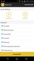 AGES Produktwarnungs-App اسکرین شاٹ 2