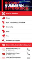 3 Schermata Notrufnummern Österreich