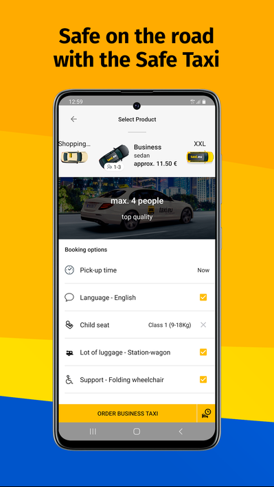 taxi.eu screenshot 2