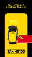 Taxi 40100 zum Fixpreis fahren poster