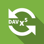 DAVx⁵ – CalDAV CardDAV WebDAV আইকন