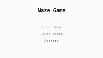 Poster Maze Game