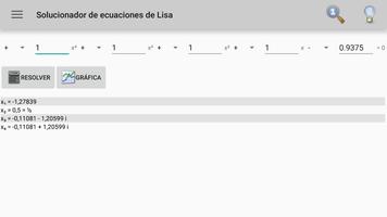 Solucionador de ecuaciones captura de pantalla 2