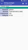 Passwort Tresor Screenshot 2