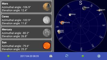 Sun, moon and planets 포스터