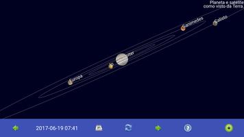 Sol, lua e planetas imagem de tela 2