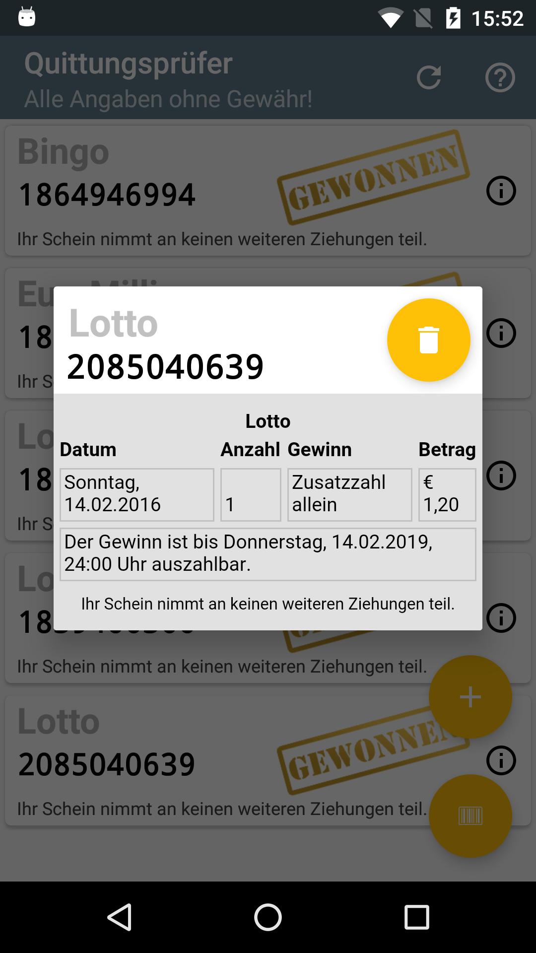 Quittungsprüfer APK for Android Download