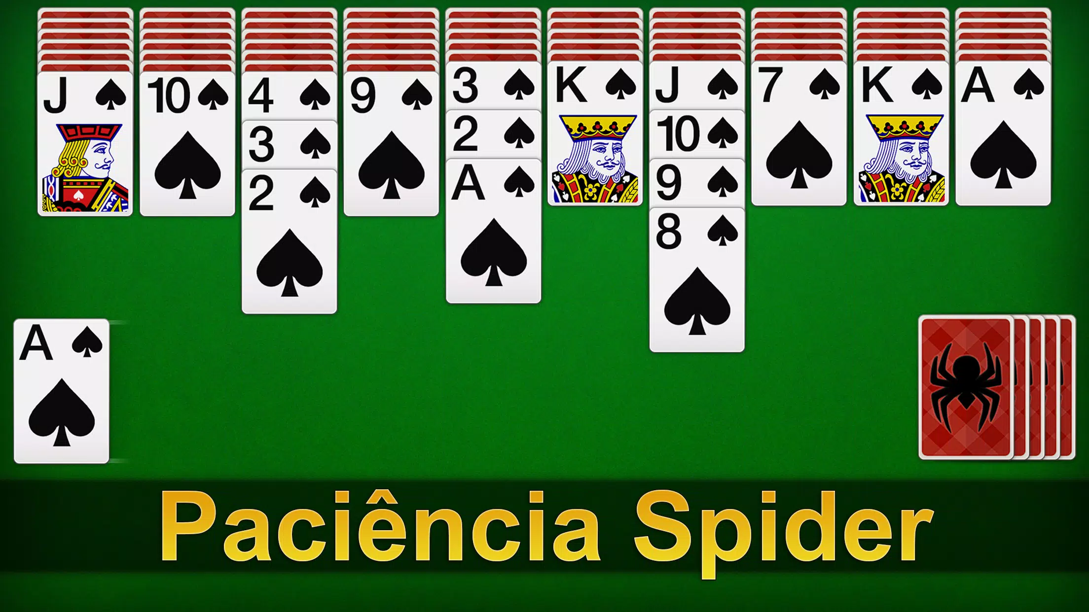 Paciência Spider  Jogar online grátis