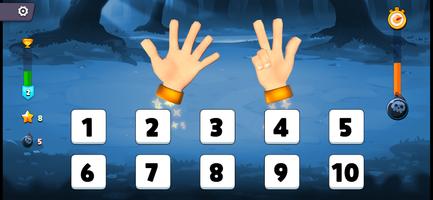 Finger Maths Trainer for Kids poster