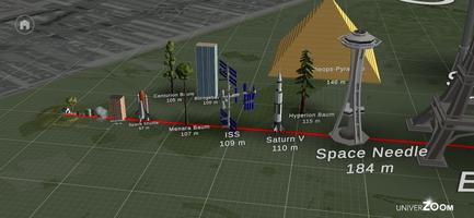 Univerzoom 3D Größen Vergleich Screenshot 1