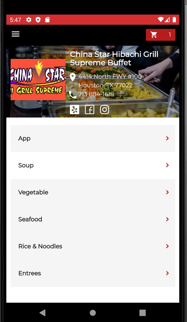 China Star Hibachi Grill Supreme Buffet for Android - APK Download