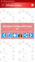 Attitude Status & Cool Quotes 截图 1