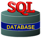 SQL relational database system icon