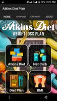 Atkins Diet Weight loss Plan 2 Affiche