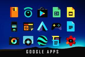 ATOMIC - Dark Retro Icon Pack capture d'écran 3