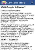 Enterprise Architecture Value capture d'écran 1