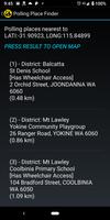 WA Polling Place Finder ภาพหน้าจอ 1