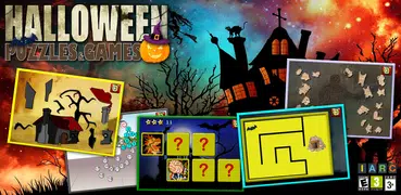 Kinder Halloween-Puzzle-Spiele