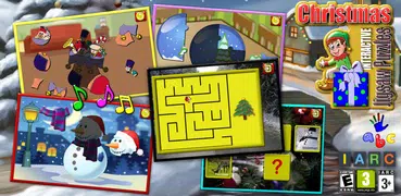Kids Christmas Puzzles & Games
