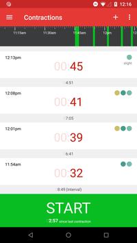 Contractions Timer for Labor 海报