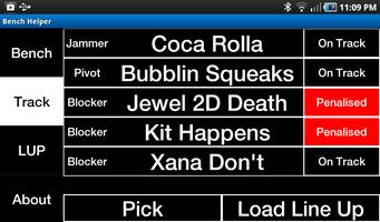 Bench Helper (Roller Derby) Screenshot 3