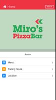 Miro's Pizza Bar Affiche