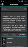 Desconectado Español Base de datos de Wikipedia #3 capture d'écran 1
