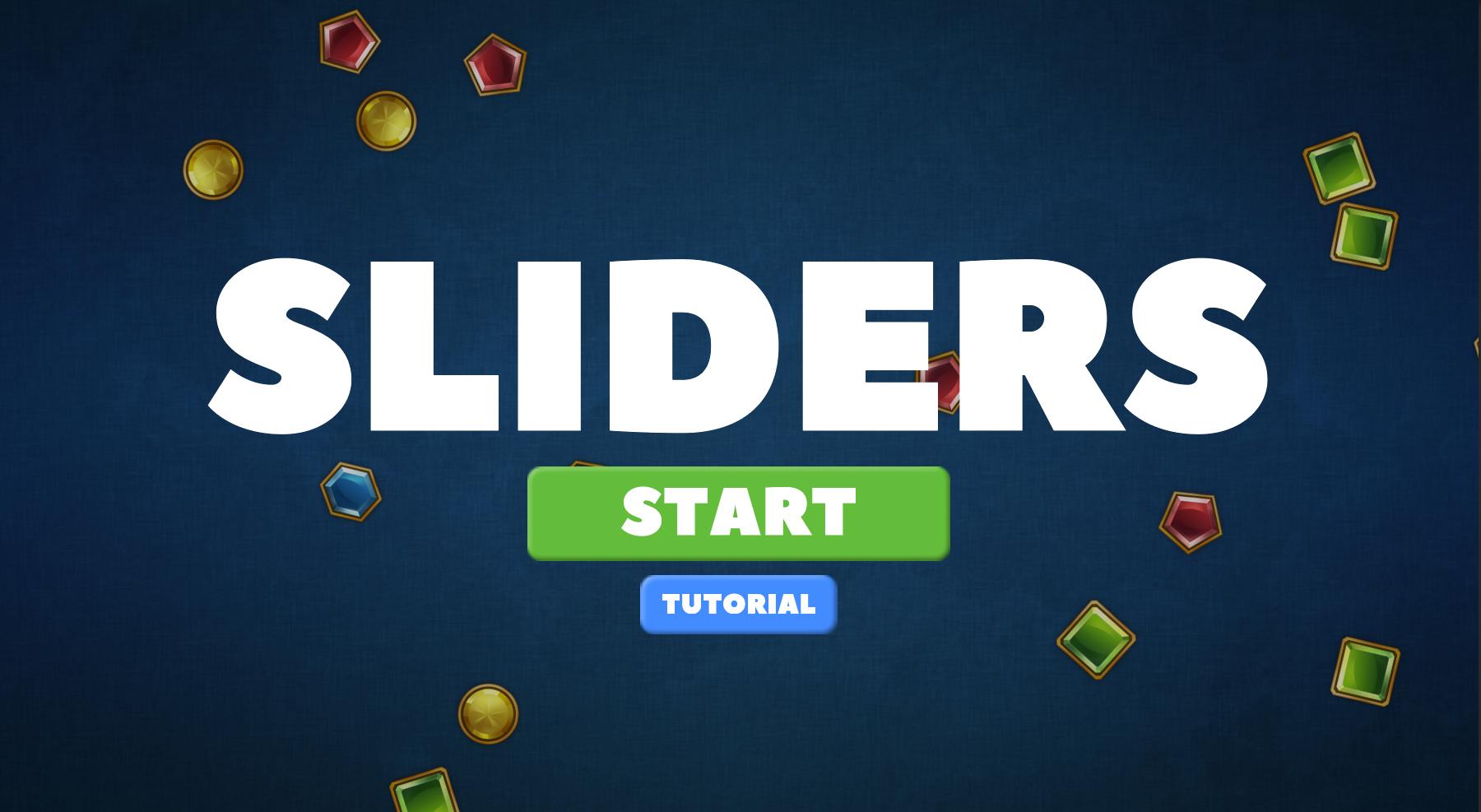 Игра слайдер. Slider for game.