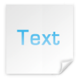 Open As Text icône