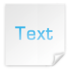 Open As Text أيقونة