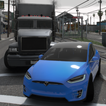 Tesla X: City Traffic Racing アイコン