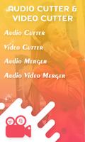 MP3 Cutter & Video Cutter - Fusion Audio Vidéo Affiche