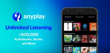 Anyplay: audio libri e serie