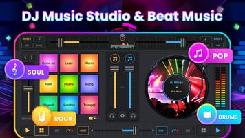 Mixeur de musique DJ-DJ Remix Affiche