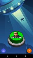 ABDUZCAN! Auron | Botón meme de broma Poster
