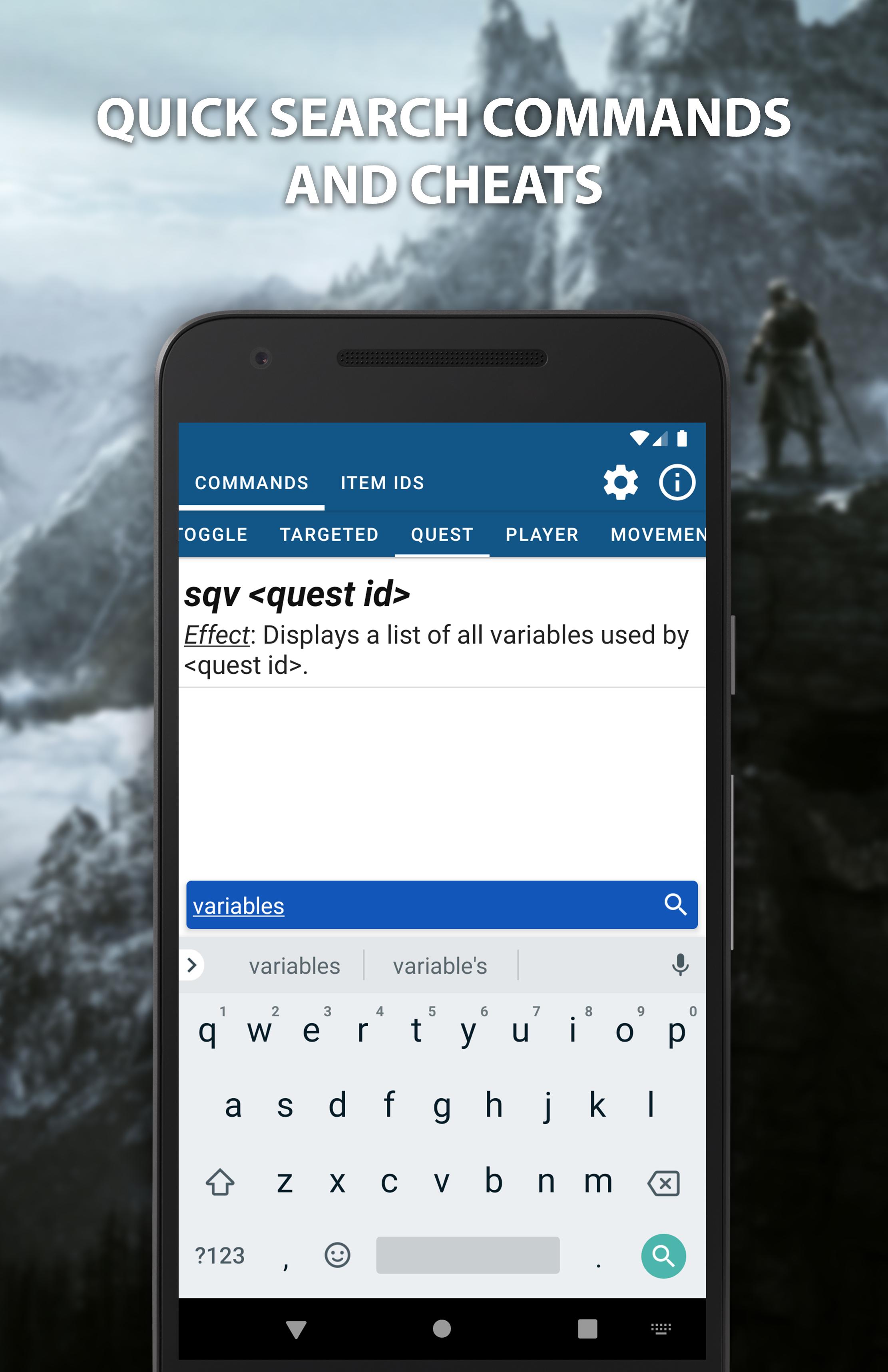 Tesv Skyrim Console Codes For Android Apk Download