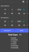 Time And Date Calculator - Day Counter Affiche
