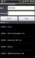MAC (OUI) Database capture d'écran 1