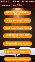 Awesome prayer Points poster