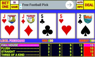 Ax Video Poker syot layar 1