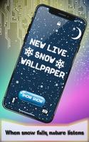 New Live Snow Wallpaper imagem de tela 1