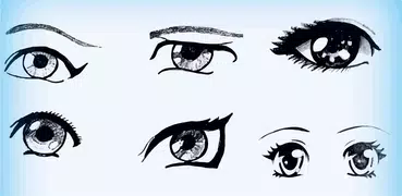 How to draw anime eyes by step