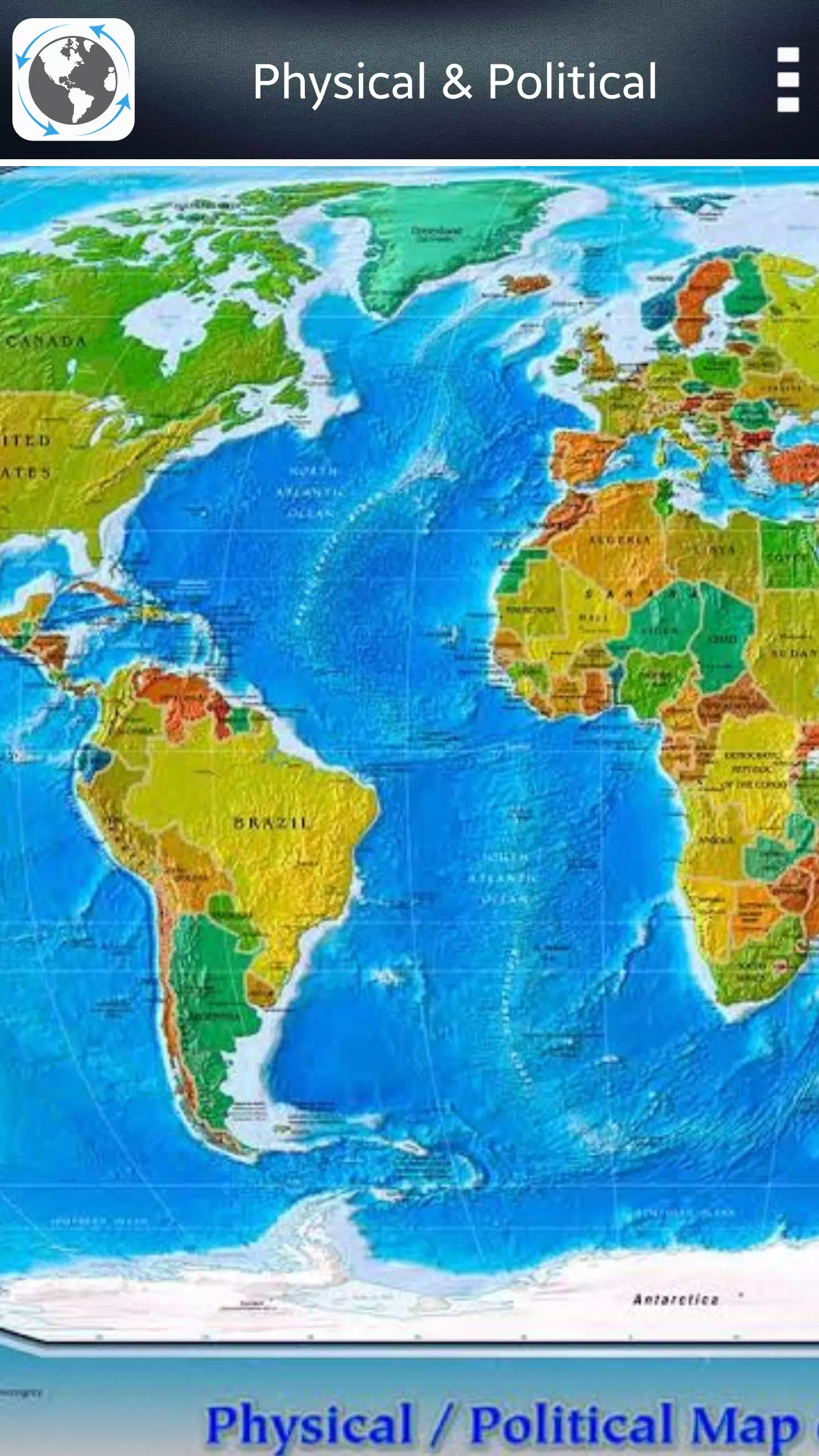 خريطة العالم - أطلس APK للاندرويد تنزيل