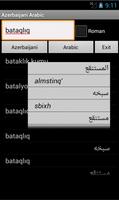 Azerbaijani Arabic Dictionary Affiche