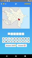 Azerbaijan: Regions & Province पोस्टर